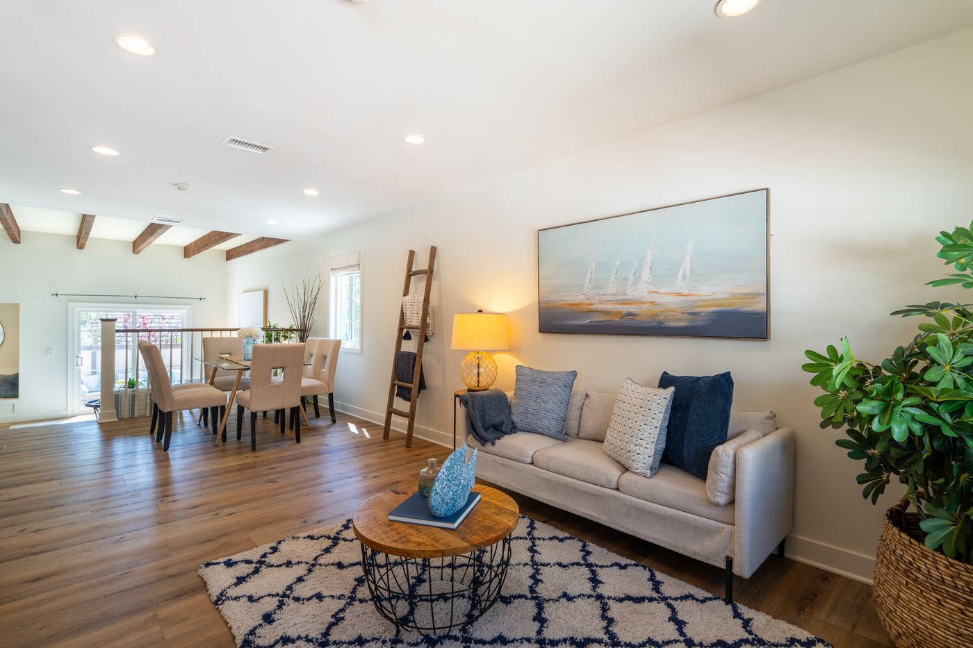 Living room toward dining