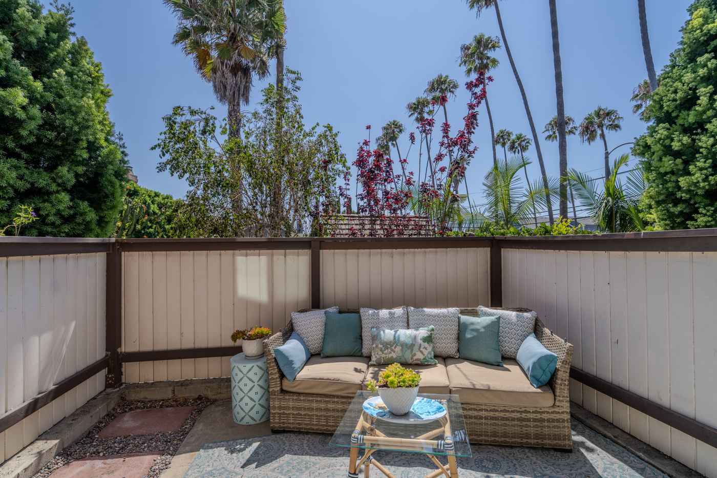Private walkout patio